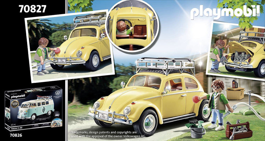 Playmobil - VW Series - Volkswagon Beetle Special Edition (70827) Play Set LAST ONE!