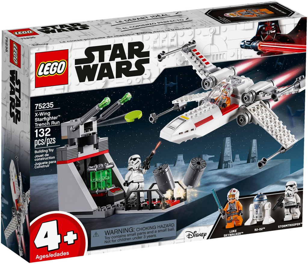 LEGO? Star Wars X-Wing Starfighter Spaceship with 4 Minifigures