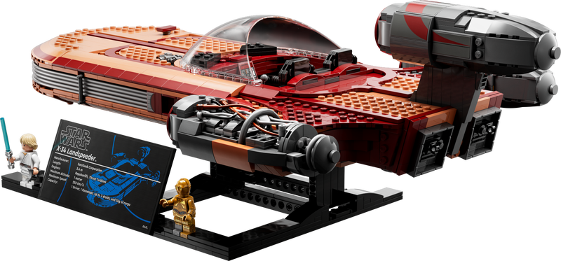 Luke skywalker best sale landspeeder lego
