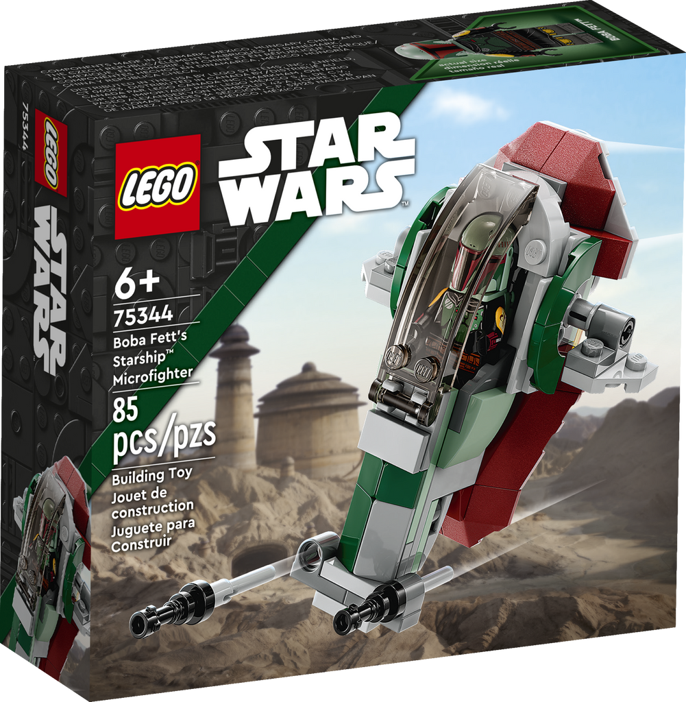 LEGO Star Wars Microfighters - Boba Fett\'s Star Ship (Slave-I) Microfighter (75344) Building Toy LOW STOCK