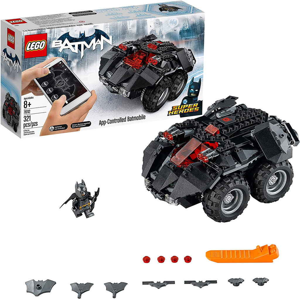 LEGO DC Super Heroes - Batman - App-Controlled Batmobile (76112) Retired Building Toy LOW STOCK