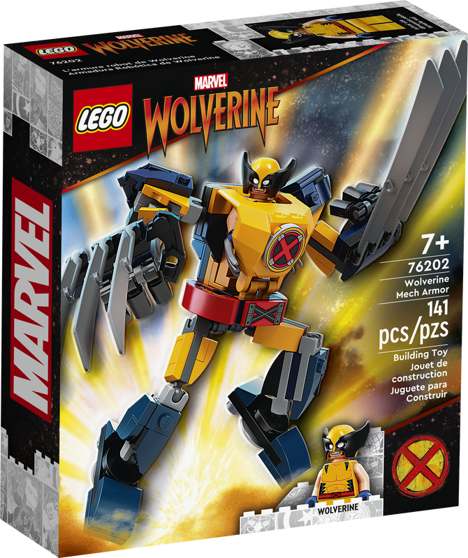 LEGO Marvel Avengers - Wolverine Mech Armor (76202) Building Toy LOW STOCK