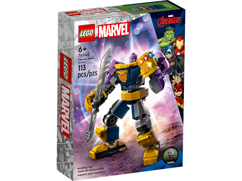LEGO Marvel Avengers - Thanos Mech Armor Building Toy (76242) LOW STOCK