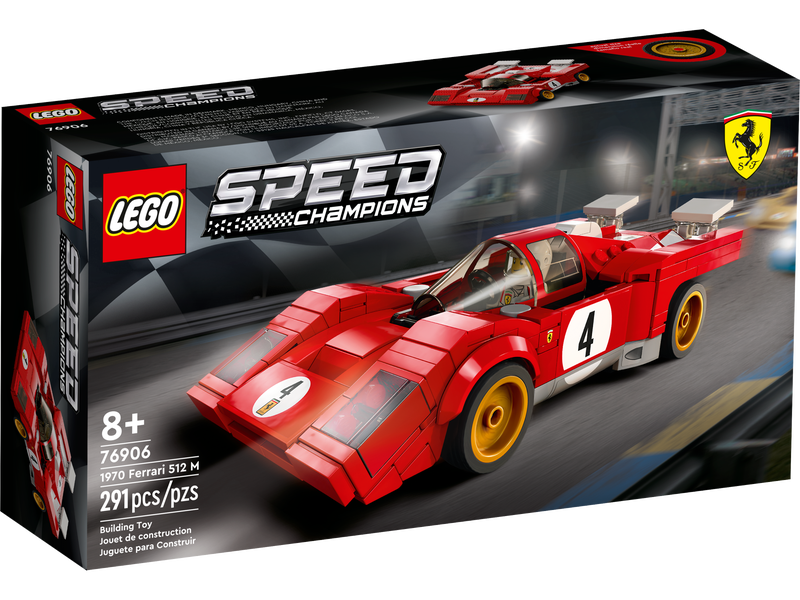 LEGO Speed Champions - 1970 Ferrari 512 M (76906) Building Toy LOW STOCK