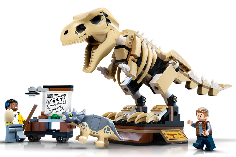 LEGO Jurassic World - T. rex Dinosaur Fossil Exhibition (76940) Retired Building Toy