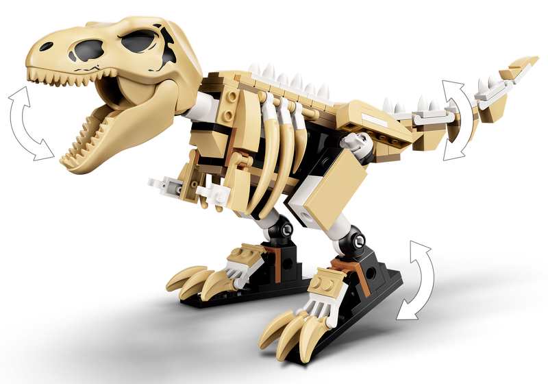 LEGO Jurassic World T. rex Dinosaur Fossil Exhibition 76940 Retired Building Toy