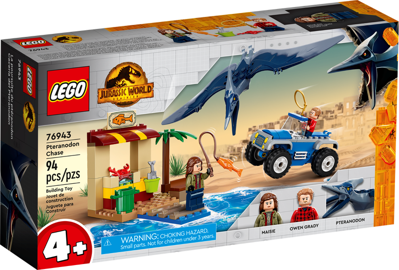 LEGO Jurassic World - Dominion - Pteranodon Chase (76943) Building Toy LOW STOCK
