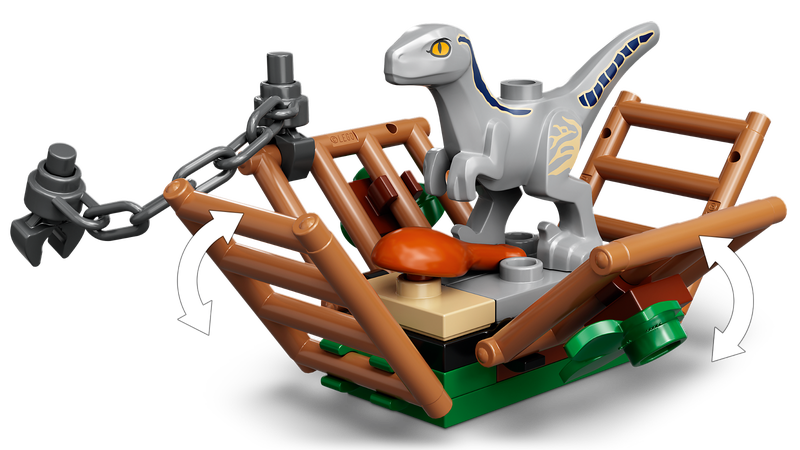 LEGO Jurassic World - Dominion - Blue & Beta Velociraptor Capture (76946) Building Toy