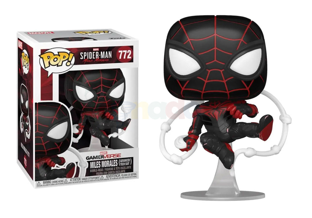 Funko Pop, Vinyl: Spider-Man: Across The Spider-Verse - Miles Morales -  Spiderman Into The Spiderverse 2 - Figurine en Vinyle à Collectionner -  Idée de Cadeau - Produits Officiels - Movies Fans 