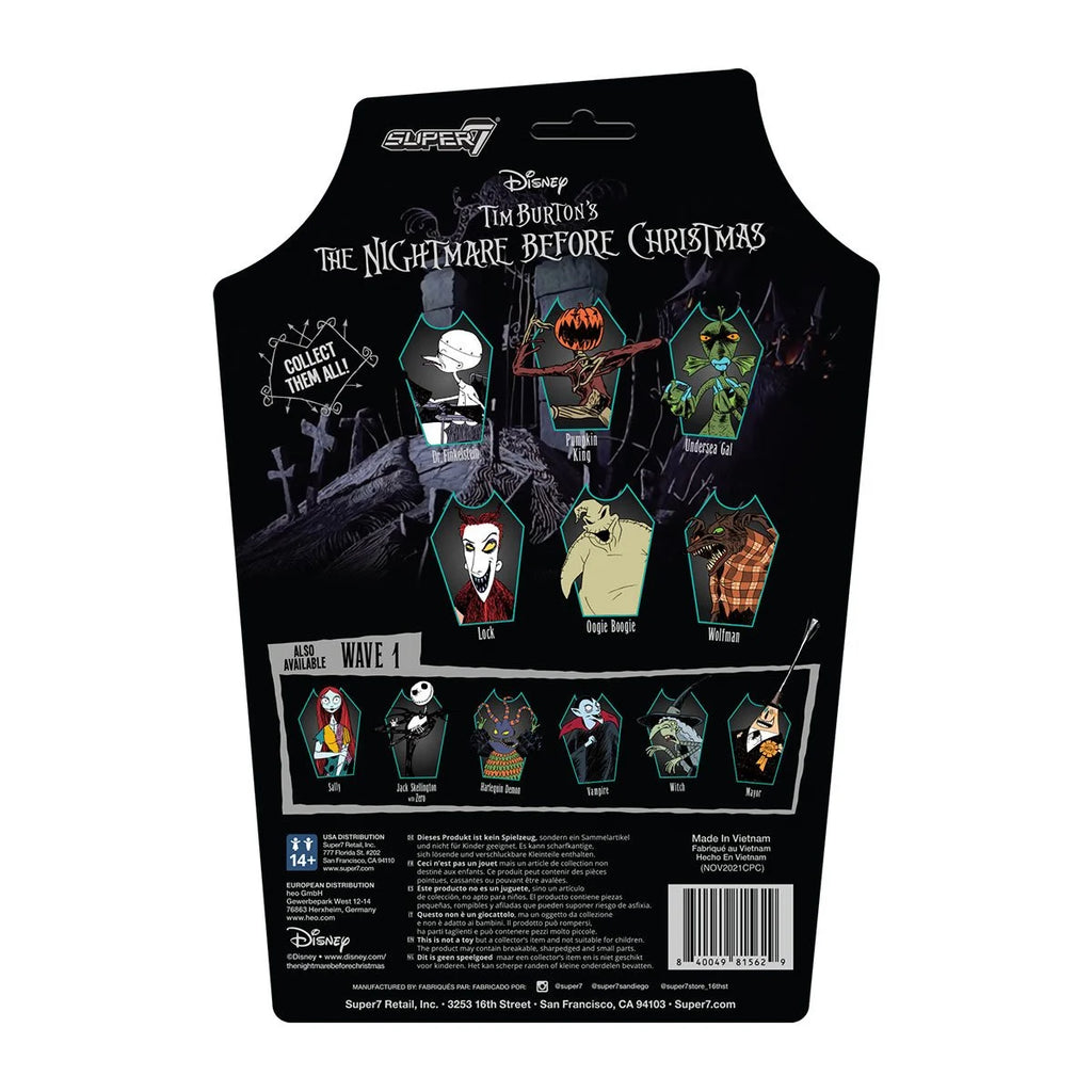 Super7 ReAction Figures - The Nightmare Before Christmas - Dr. Finkelstein Action Figure (81562) LOW STOCK