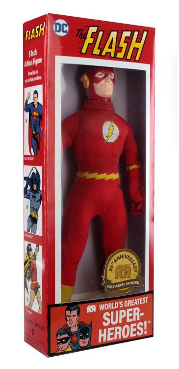 Mego: World\'s Greatest Super-Heroes! 50th Anniversary - DC - The Flash 8-inch Action Figure (51308) LOW STOCK