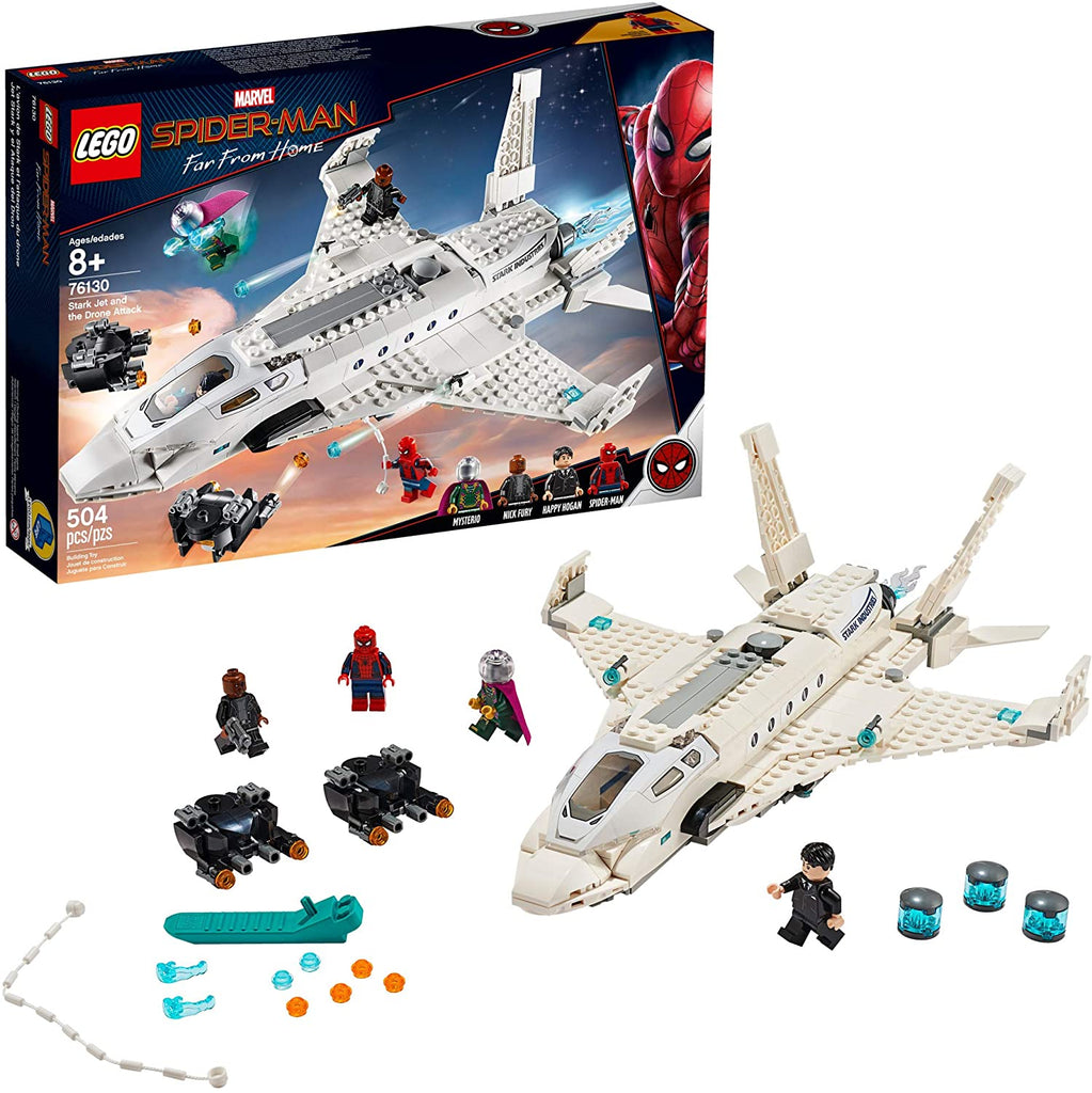 LEGO Marvel - Spider-Man Far From Home - Stark Jet and the Drone Attack (76130) Retired Building Toy LOW STOCK