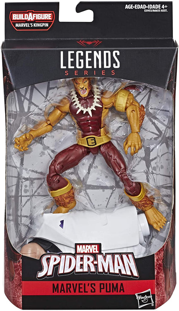 Marvel Legends - Marvel\'s Kingpin BAF - Spider-Man - Marvel\'s Puma Action Figure (E3953) LOW STOCK