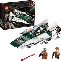 LEGO Star Wars Rise of Skywalker: Resistance A-Wing Starfighter (Phantom) Retired Building Toy 75248 LOW STOCK
