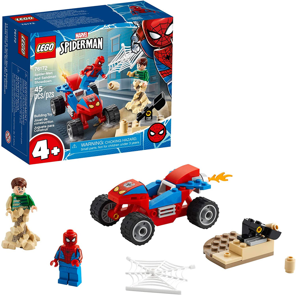 LEGO Marvel Spider-Man - Spider-Man and Sandman Showdown (76172) Retired Building Toy LOW STOCK