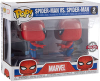 Funko Pop Marvel \'60s Animated Series Spider-Man vs Spider-Man (Pointing At) EE Exclusive 2-Pack 48293 LAST ONE!