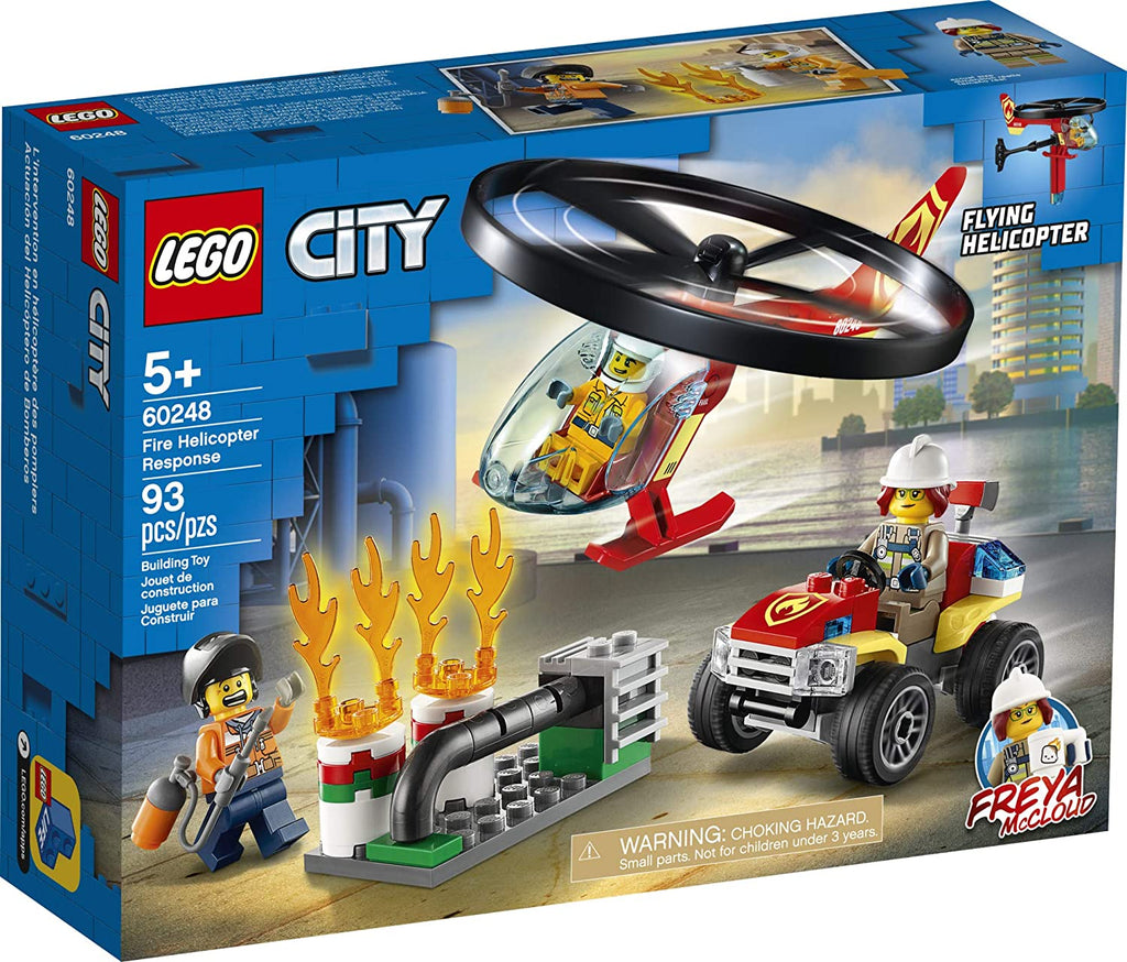 LEGO City - Fire Helicopter Response (60248) Retired Building Toy LOW STOCK