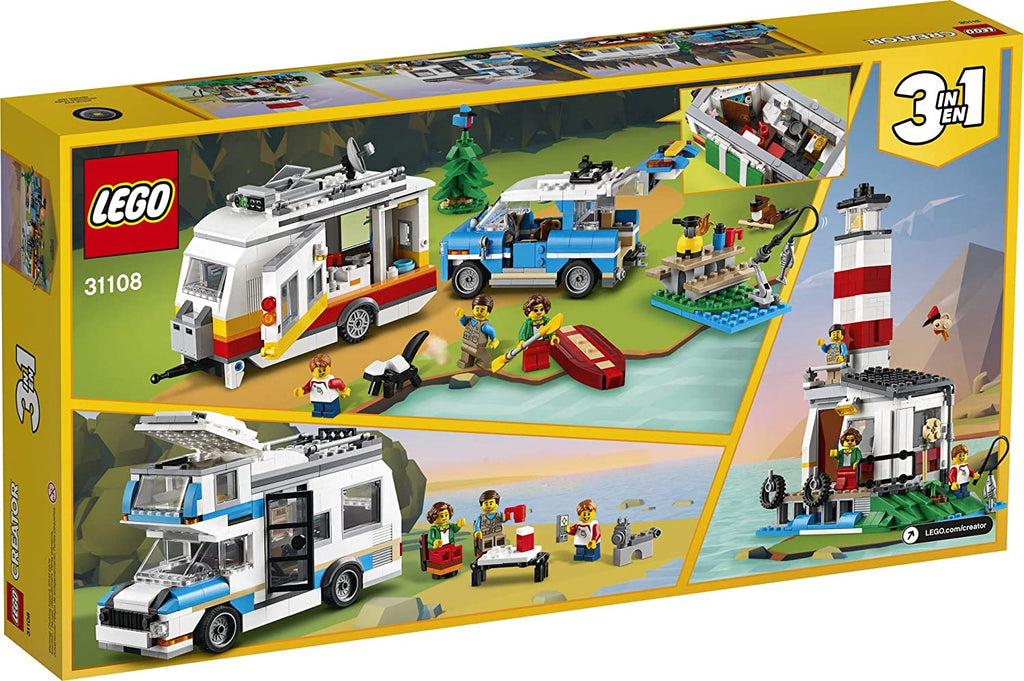 LEGO Creator 3-in-1 - Caravan Family Holiday (31108) Retired Building Toy LOW STOCK