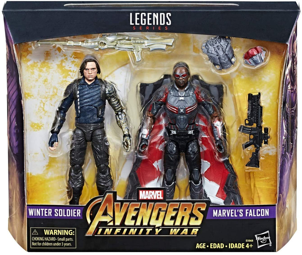 Marvel Legends - Avengers: Infinity War - Winter Soldier & Marvel's Falcon (E5068) Action Figures Exclusive