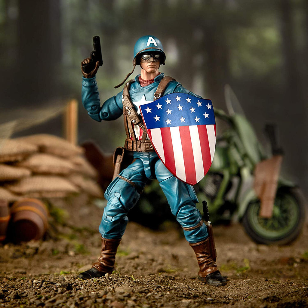 Marvel Legends - Ultimate Riders - Captain America (E4704) Action Figure