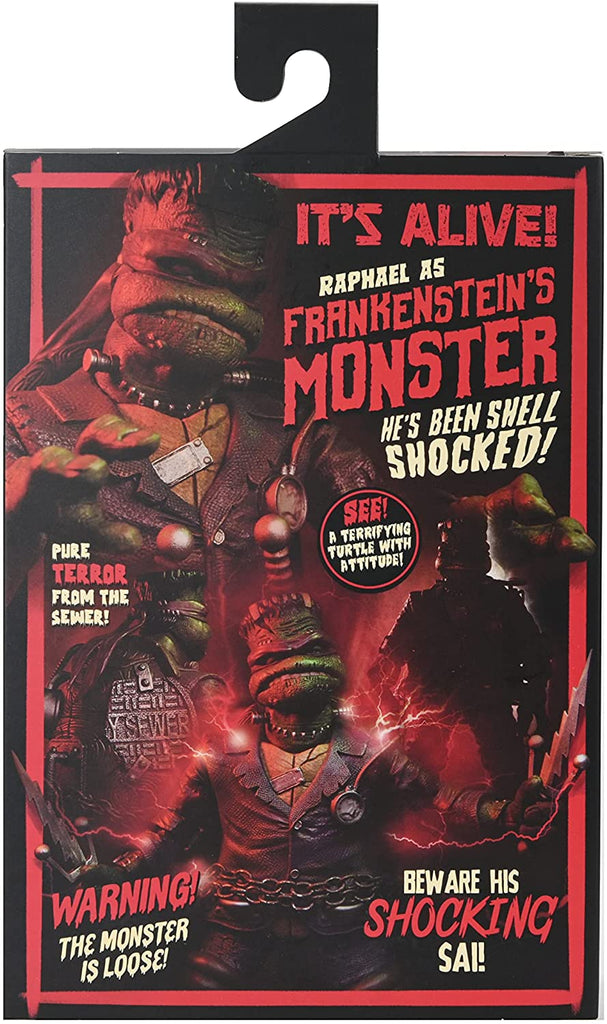 NECA TMNT x Universal Monsters: Raphael as Frankenstein's Monster Ultimate Action Figure 966N042821 LOW STOCK