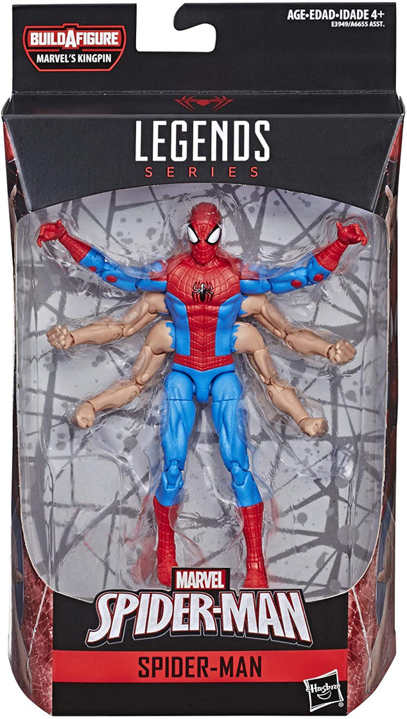 Marvel Legends - Marvel\'s Kingpin BAF - Spider-Man - Spider-Man Action Figure (E3949) LOW STOCK