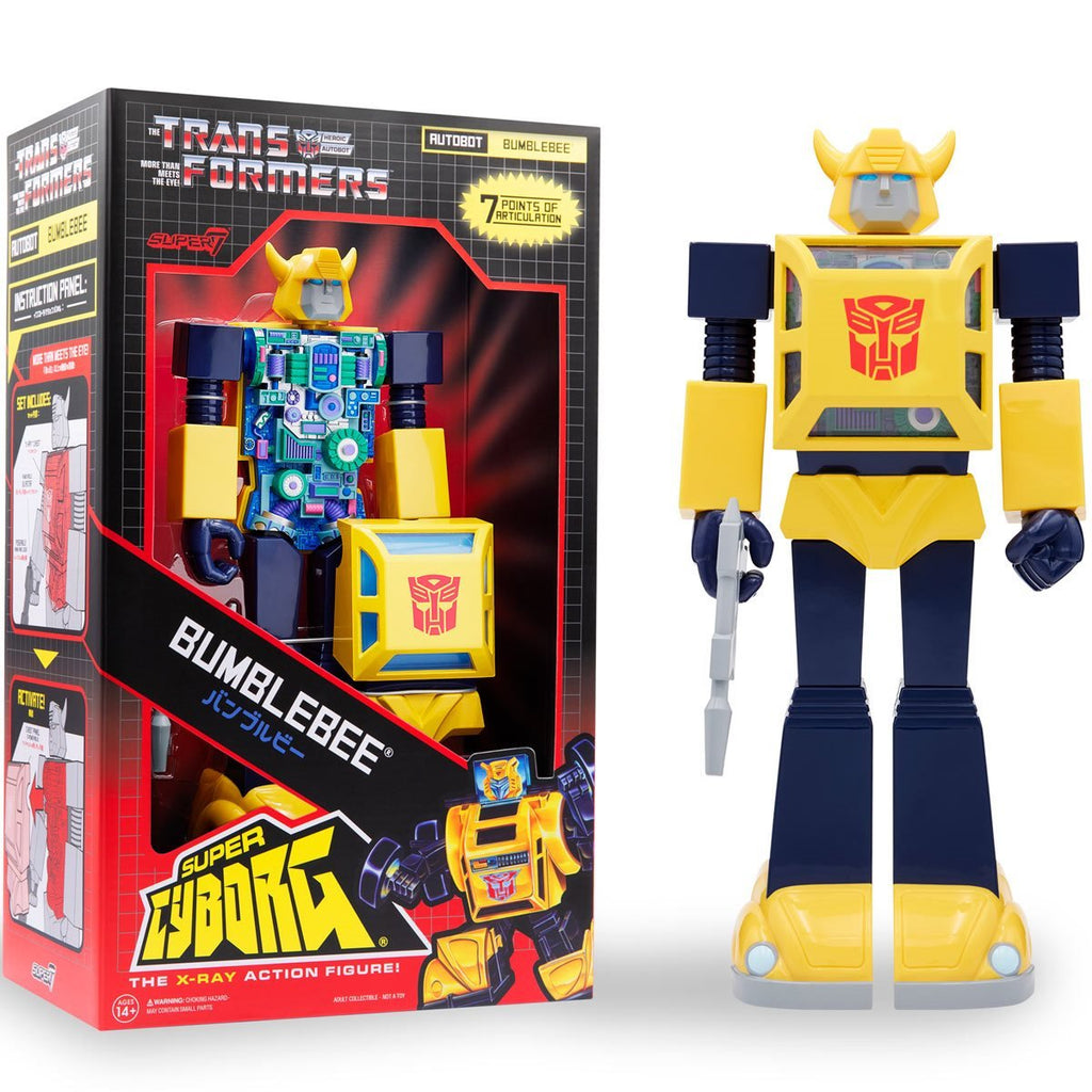 Super7 - Transformers Super Cyborg - Bumblebee (Full Color) Action Figure (81304) LOW STOCK