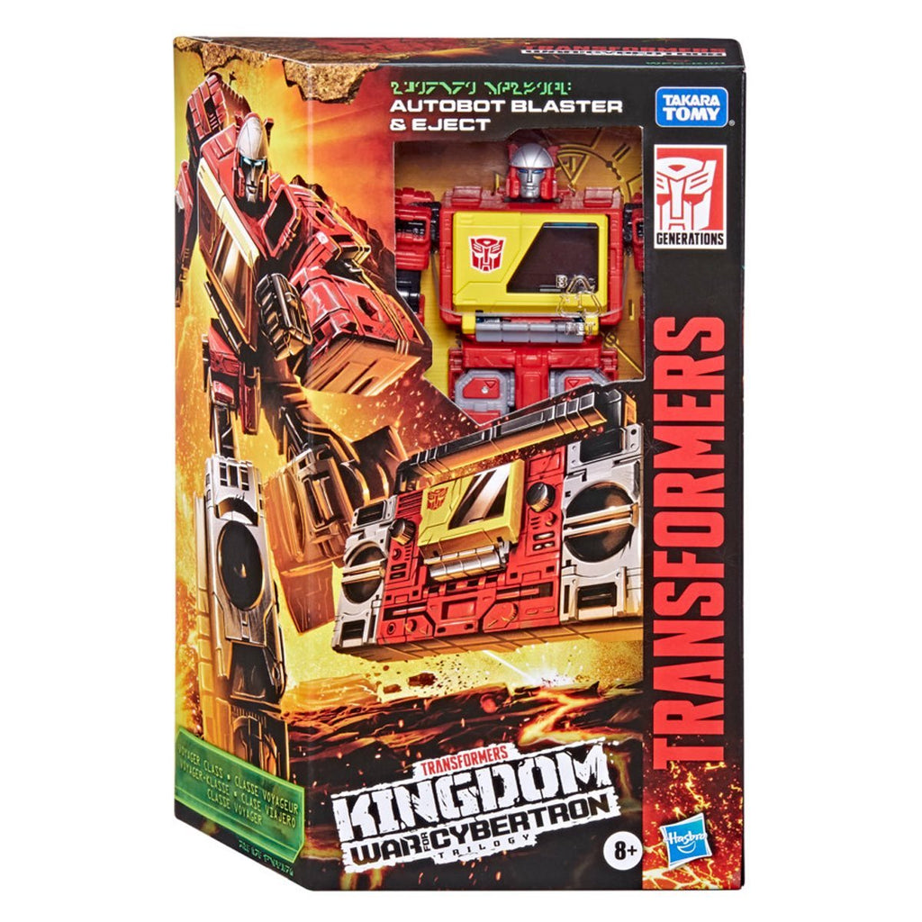 Transformers War for Cybertron: Kingdom WFC-K44 Voyager Class Autobot Blaster (F5680) Action Figure LOW STOCK