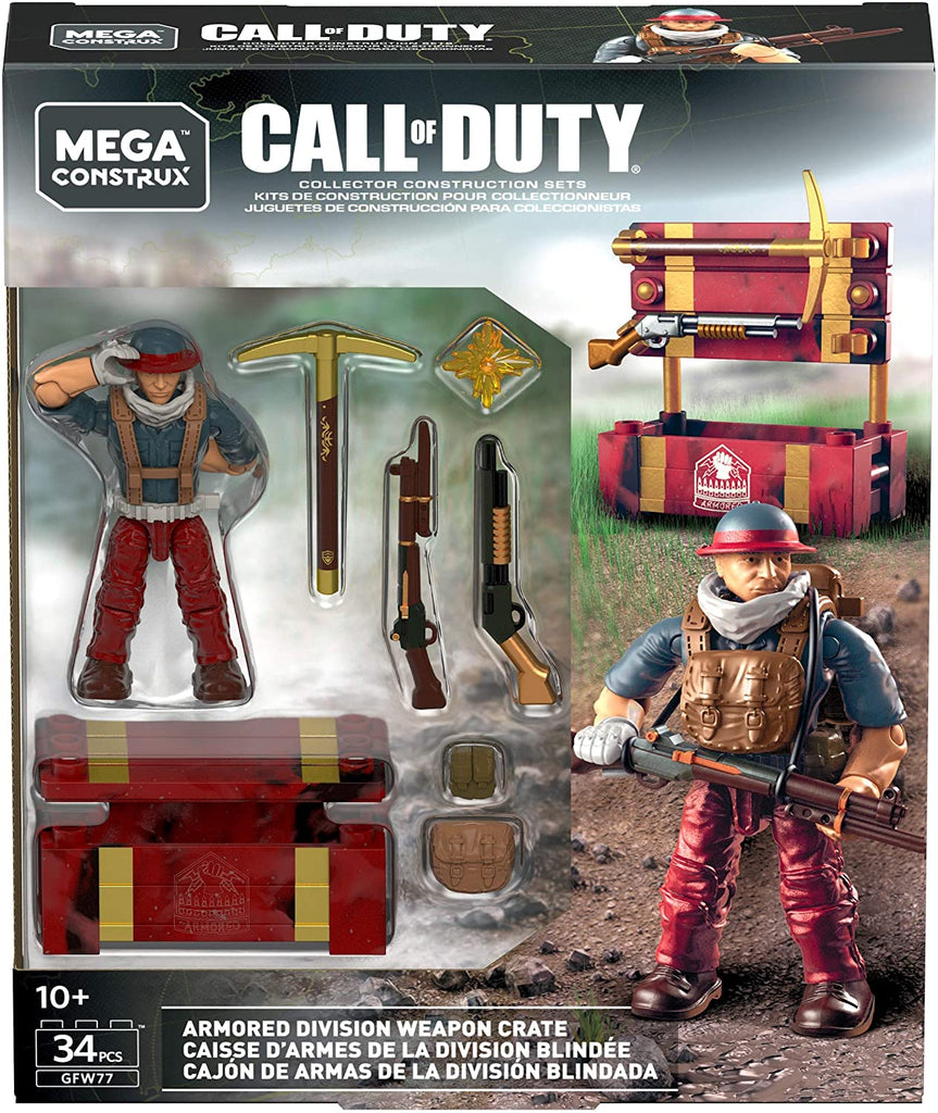 Mega Construx - Call of Duty - Armored Division Weapon Crate Collector Construction Set (GFW77)
