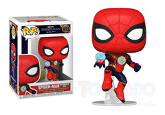 Funko Pop! Marvel: Spider-Man No Way Home - Leaping SM3 Figur, Ca. 9,5 Cm
