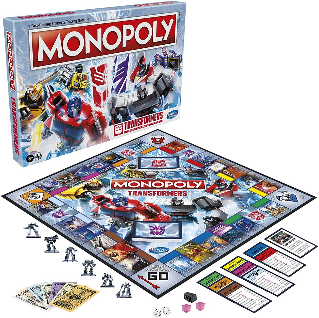 Monopoly: Transformers Collector's Edition Board Game (F1660) LOW STOCK