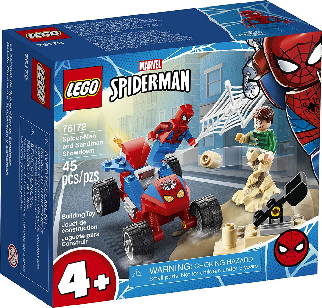 LEGO Marvel Spider-Man - Spider-Man and Sandman Showdown (76172) Retired Building Toy LOW STOCK