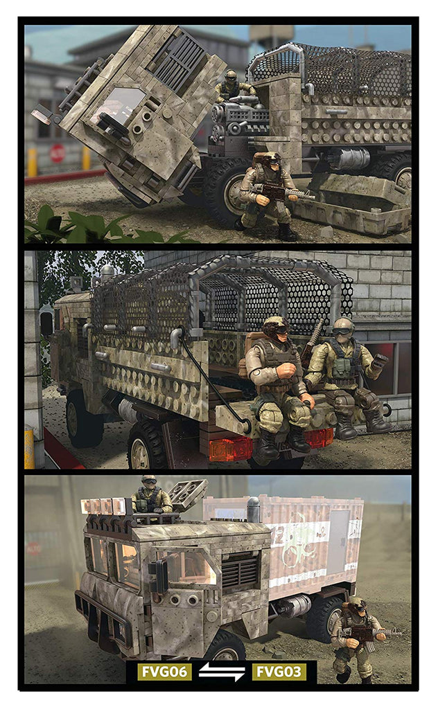 Mega Construx - Call of Duty - Heavy Tactical Cargo Truck (FVG06) RETIRED, ULTRA-RARE, LAST ONE!