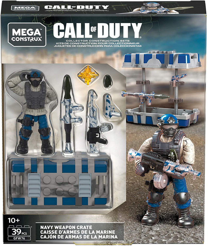 Mega Construx - Call of Duty - Navy Weapon Crate Collector Construction Set (GFW76)
