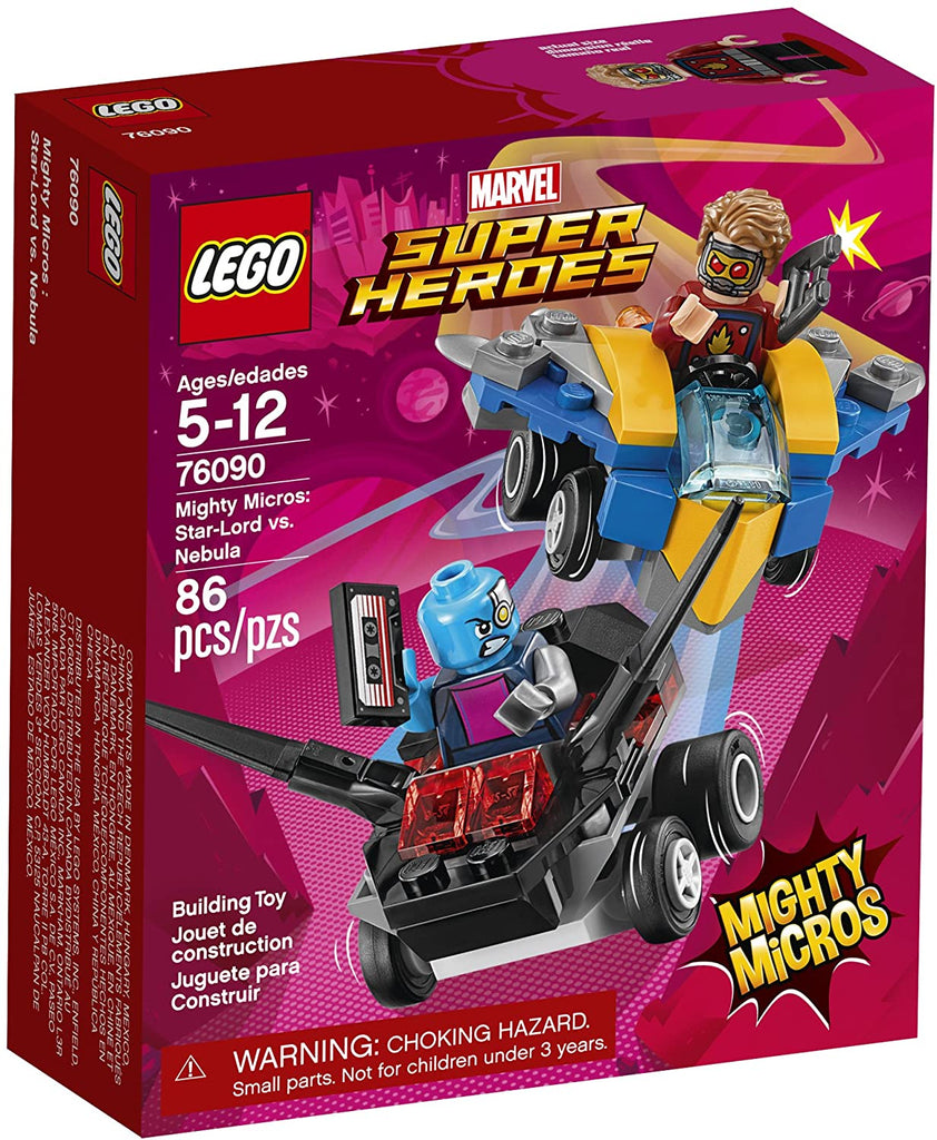LEGO - Marvel Super Heroes - Mighty Micros - Star-Lord vs. Nebula (76090) Retired Building Toy