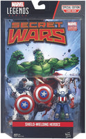 Marvel Legends Special Edition Comic Book - Secret Wars - Shield-Wielding Heroes Action Figures (B6409)
