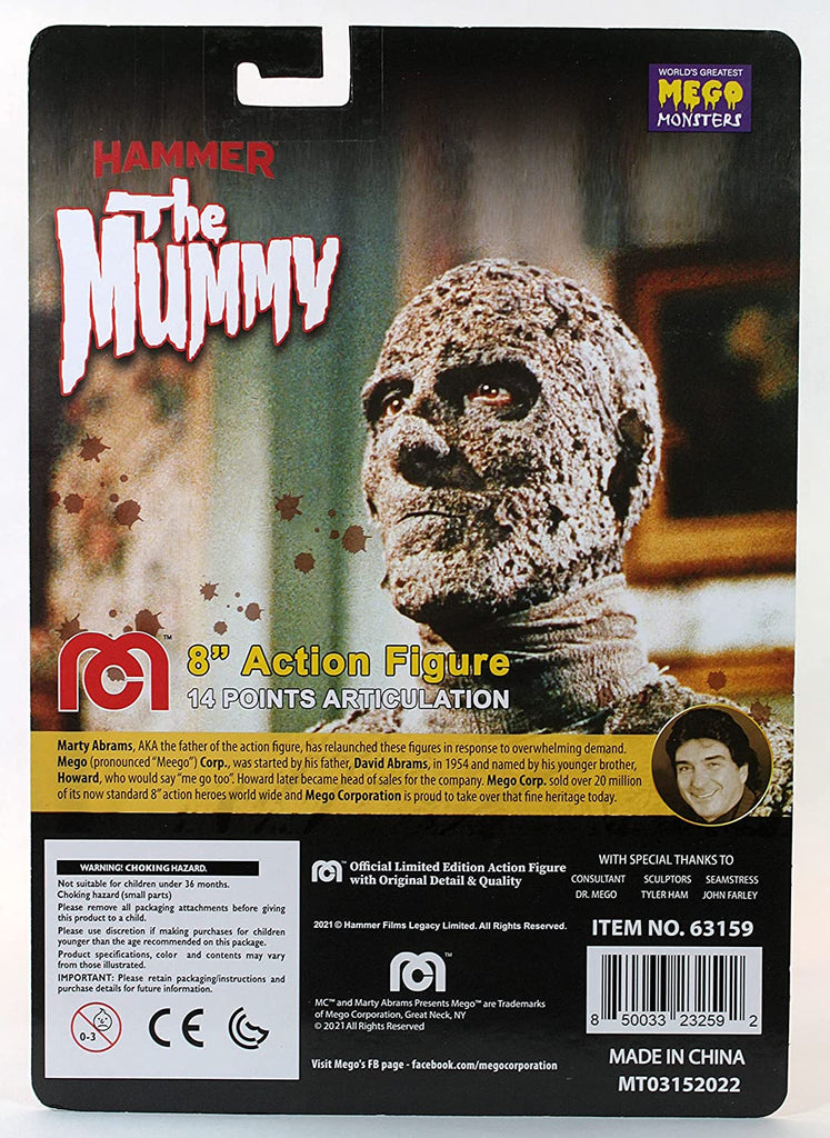 Mego: Horror - Hammer: The Mummy 8-Inch Action Figure (63159)