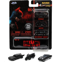 Jada Nano Hollywood Rides NV-13 The Batman: Batmobile, Batcycle & 1963 Chevrolet Corvette Die-Cast Vehicles LAST ONE!