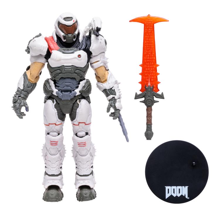 McFarlane Toys - Doom: Eternal - Doom Slayer (White Armor) Gold Label Action Figure