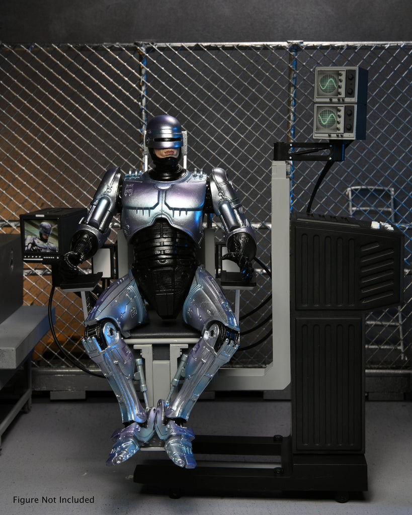 NECA - RoboCop (Movie) Ultimate Battle Damaged RoboCop with Chair Action Figure Set (966N121521) LOW STOCK