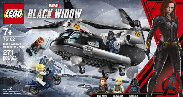 LEGO Marvel Black Widow - Black Widow\'s Helicopter Chase (76162) Building Toy LAST ONE!