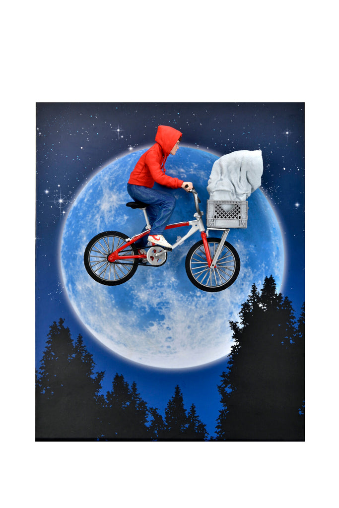 NECA Ultimate E.T. The Extra-Terrestrial 40th anniversary Deluxe Elliott & E.T. on Bicycle (55065)