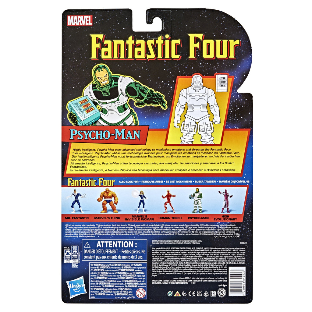 Marvel Legends - Retro Collection - Fantastic Four - Psycho-Man Action Figure (F0353) LOW STOCK