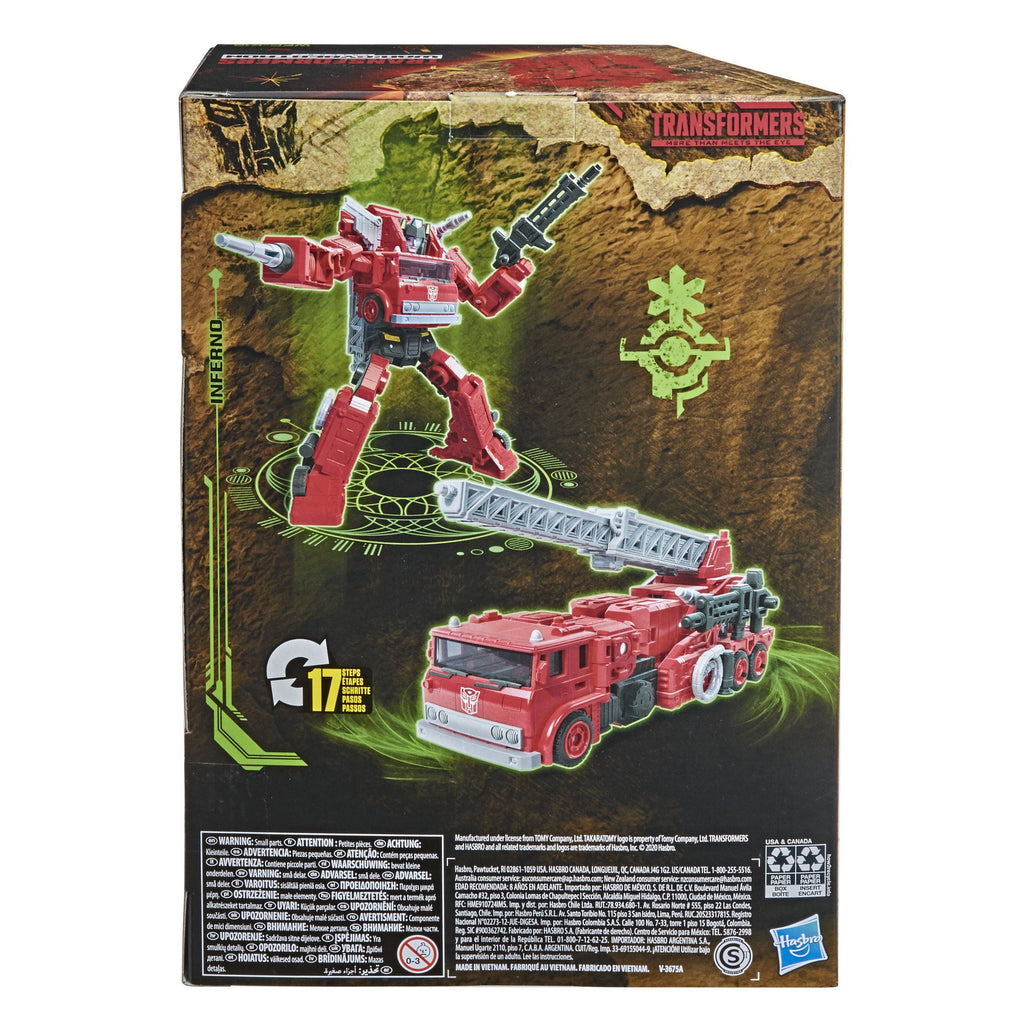 Transformers - War for Cybertron: Kingdom WFC-K19 Voyager Inferno (F0694) Action Figure LAST ONE!