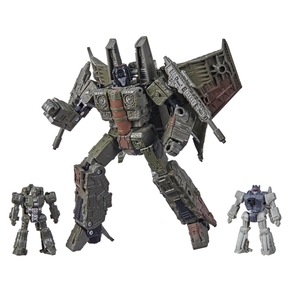 Transformers - War for Cybertron Trilogy Netflix - Decepticon Sparkless Seeker Battle Pack 3 Figures (F0975)