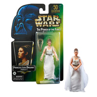 Star Wars: The Power of the Force - Lucasfilm 50th - Princess Leia Organa (Yavin 4) Exclusive Action Figure (F1264) LOW STOCK