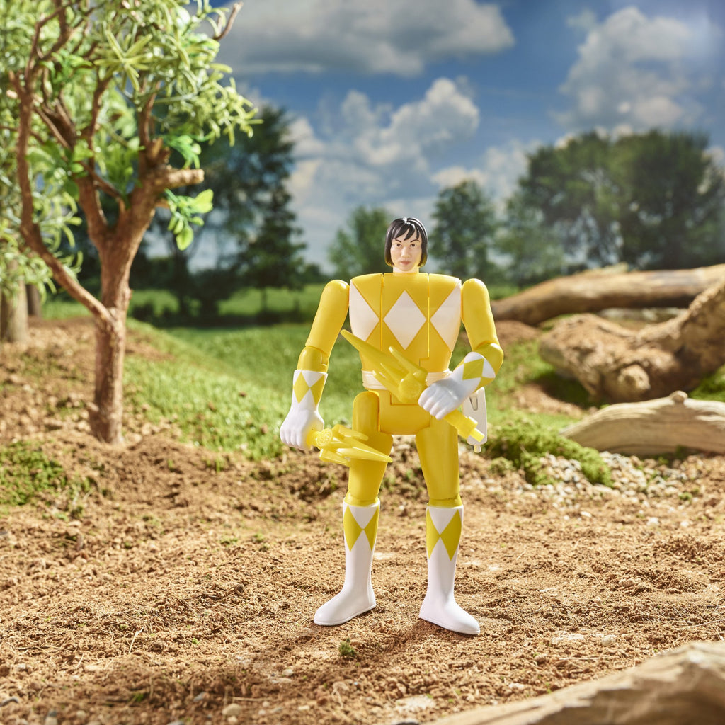 Mighty Morphin Power Rangers - Retro-Morphin Power Rangers - Yellow Ranger Trini Action Figure (F2036) LOW STOCK
