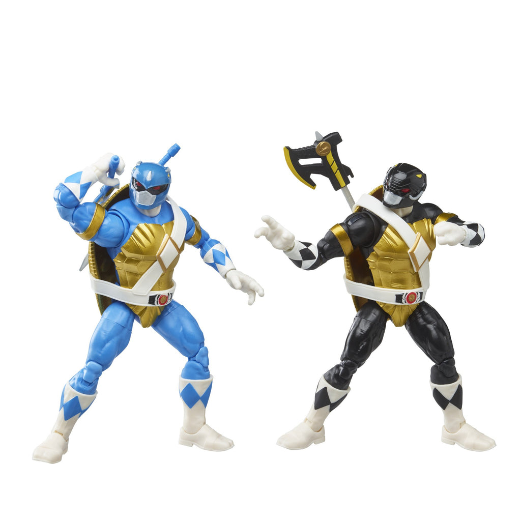 Power Rangers X Teenage Mutant Ninja Turtles Lightning Collection - Morphed Donatello and Morphed Leonardo (F2966) LOW STOCK