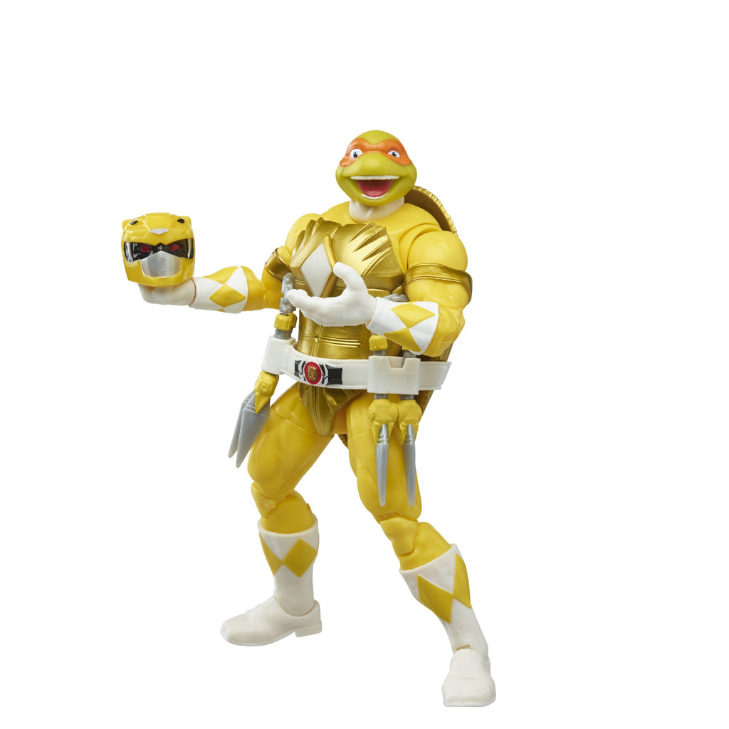 Power Rangers X Teenage Mutant Ninja Turtles Lightning Collection - Morphed Michelangelo and Morphed April O’Neil (F2967)