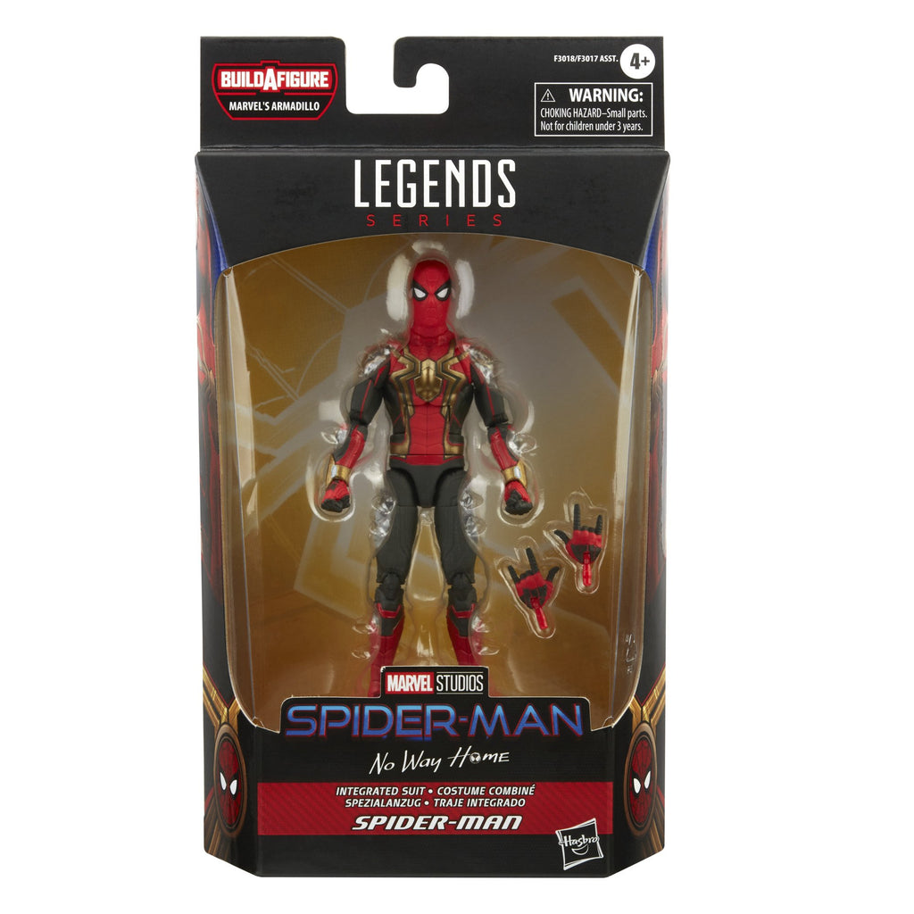 Marvel Legends - Spider-Man (Armadillo BAF) - Integrated Suit Spider-Man Action Figure (F3018)
